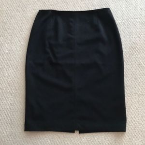 WHBM Black Pencil Skirt